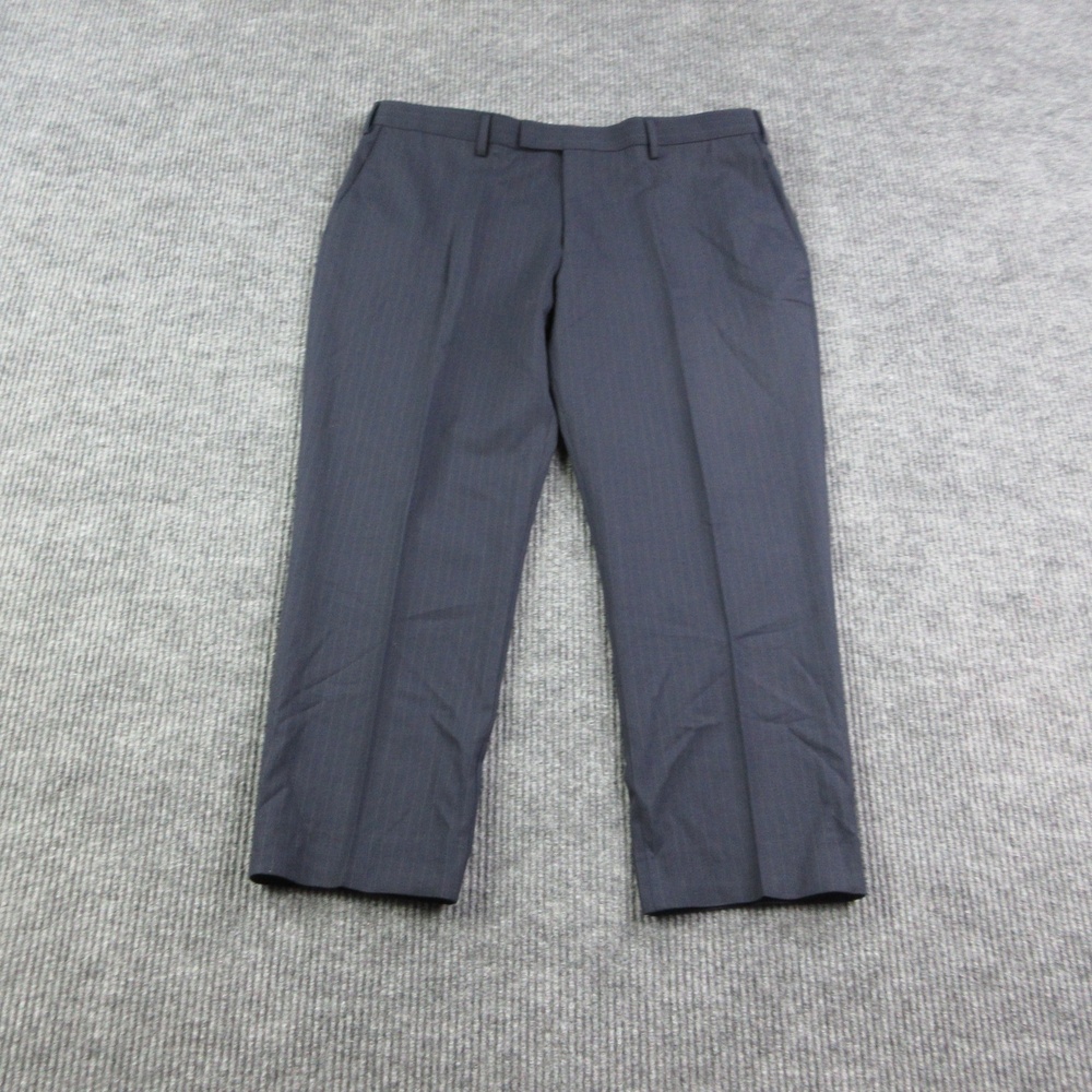 Charles Tyrwhitt Suit Pants Mens 40 Blue Striped Classic Altered 39x26.5* NWT